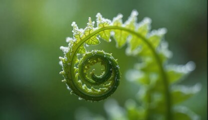 green grass with dew drops