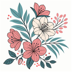 seamless flower pattern, pattern, background, flower, flower background
