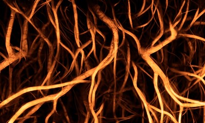 Abstract idyllic aged surreal grunge textured background