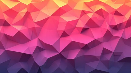 Fototapeta premium Colorful geometric surface illustration