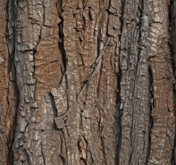 Obraz premium Rough tree bark texture, earthy browns and grays, wild, natural, soil