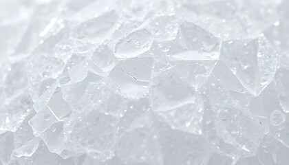 Obraz premium close up of ice crystals on a white surface