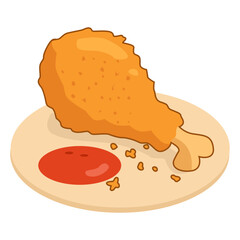 asty Fried Chicken with Dipping Sauce