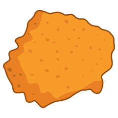 Crunchy Golden Fried Chicken Cutlet