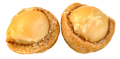 peanuts coconut cream coated isolated.