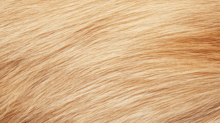 Fototapeta premium Close-up of smooth, golden animal fur with visible texture and natural shine.