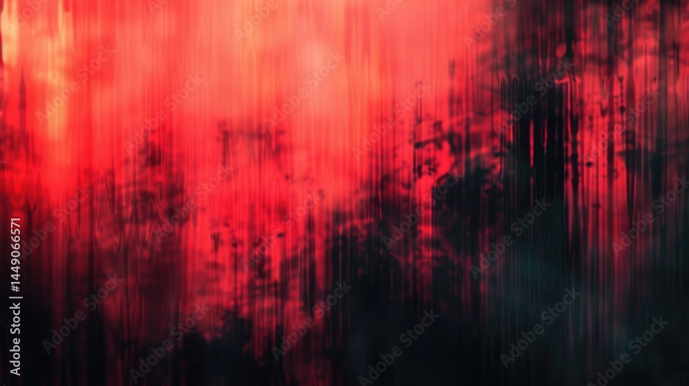 Poster abstract red black line effect on surface of modern template design express seamless style scene. di