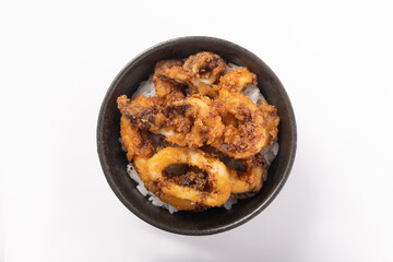 イカフライ丼