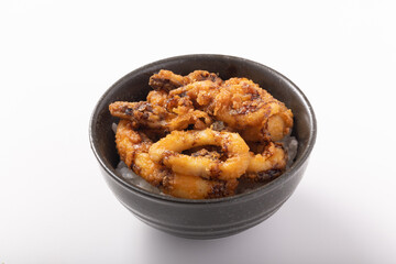 イカフライ丼