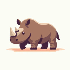 wild, wildlife, animal, rhino, mammal, nature, africa, african, big, safari, rhinoceros, horn, white, endangered, zoo, isolated, large, herbivore, illustration, background, cartoon, cute, portrait, pa