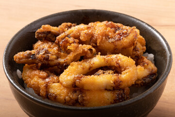 イカフライ丼