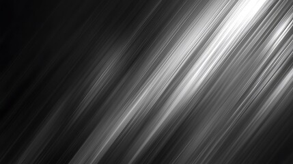 Monochrome diagonal streaks of light abstraction