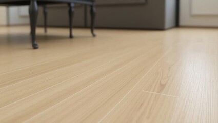 LVP Flooring. Light wood floor close-up texture, natural pattern, inte