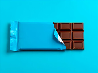 Obraz premium chocolate bar with chocolate