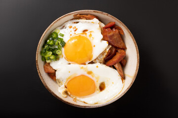 焼豚玉子飯