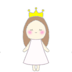 かわいい姫キャラクター