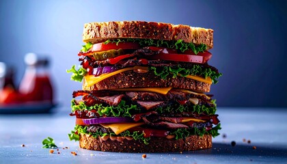 Enjoy the balance of flavors in a perfect sandwich.  