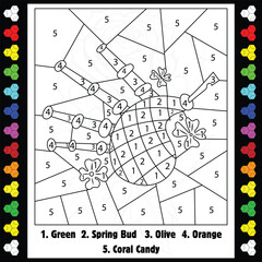 This fun Color by Number set for kids ages 4&ndash;8 features unique, kid-friendly illustrations that support number recognition, fine motor skills, and focus&mdash;unicorn color by number for kids