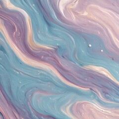 Marbled swirl design, soft pastel palette.