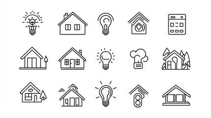 Smart Home Icons Set