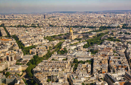 Aerial View of Paris