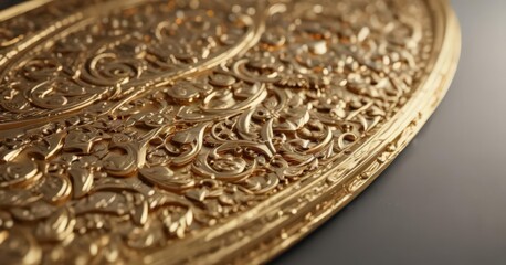 Glimmering gold, embossed detail, opulent design, golden foil, shiny, texture background
