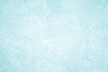 Obraz premium Pastel blue and white concrete stone texture for background in summer wallpaper. Cement and sand wall of tone vintage. Concrete abstract wall of light cyan color, cement texture mint green for design.