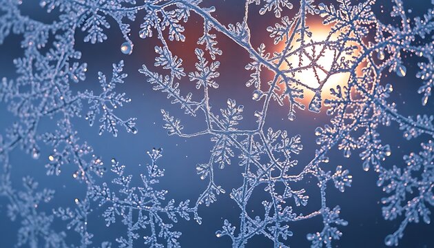 close up of a frosted window with a street light in the background