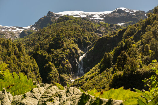  glacier landscape in patagonia chile