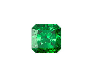 Green Diamond Gemstone with high quality, transparent background