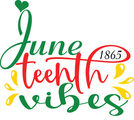 Fototapeta premium juneteenth 1865vibes