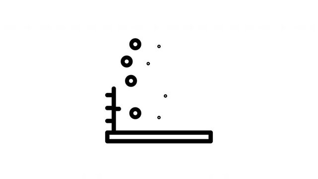 scatter plot animated icon