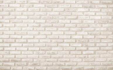 Detail of modern cream brick wall background photo. Brown light brick wall texture background for stone tile block painted in yellow light color wallpaper modern interior and exterior backdrop design.