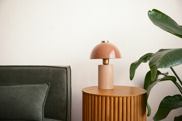 Cozy detail of living room 