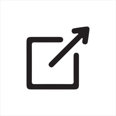 share icon. Share arrow, link, connection icon.  symbol for web site Computer and mobile vector EPS 10