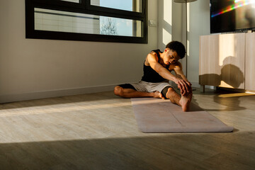 Sunrise hamstring stretch