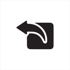 Share icon. Arrow symbol, Reply send forward icons button. Send message icon. Vector Eps 10