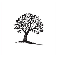 Fototapeta premium Tree Silhouette Clip Art