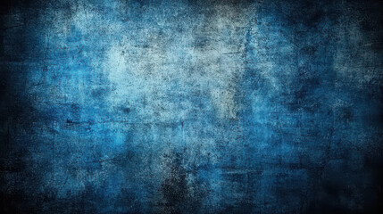 Fototapeta premium Dark navy blue grunge background with rough texture and abstract