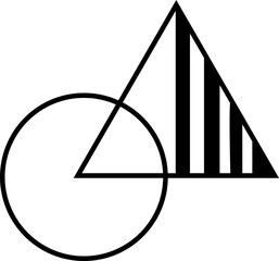 Geometric Abstract Minimalist Element