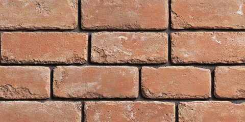Rustic Red Brick Wall Texture Background Perfect for Design Projects Ideal for construction or home improvement websites