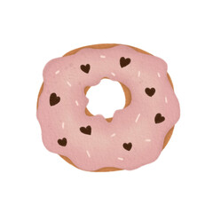 donut with topping