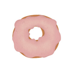strawberry donut