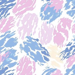 Vibrant Pink and Blue Abstract Paint Pattern Evoking Emotions of Calmness Creativity and Inspiration