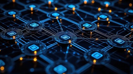 Blockchain Technology: Decentralized Network Visualization