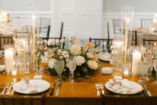 Romantic Wedding Reception