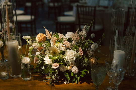 Romantic Wedding Reception