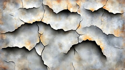 Cracked painted surface texture