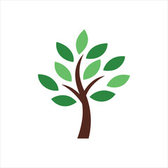 Obraz premium Tree Silhouette Logo Clip Art