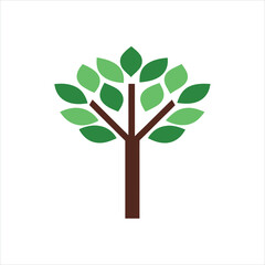 Obraz premium Tree Silhouette Logo Clip Art